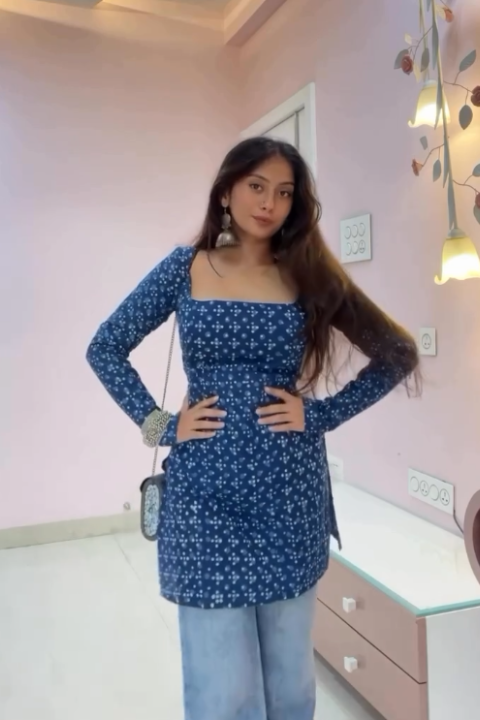 Casual Indian Wear Stylish Short Kurti for Women